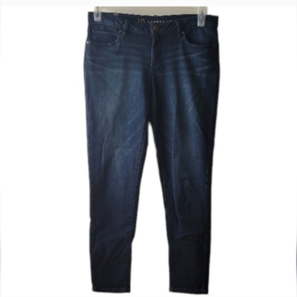 LC Lauren Conrad Skinny Ankle Blue Jeans Size 6 - Picture 2 of 6